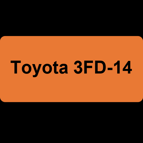Toyota 3FD-14
